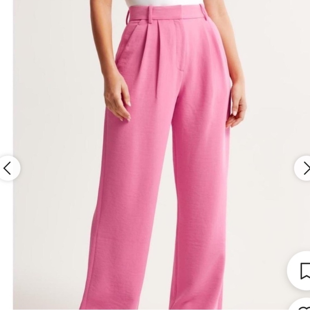 Abercrombie & Fitch Pink Wide Leg Pants size 0S